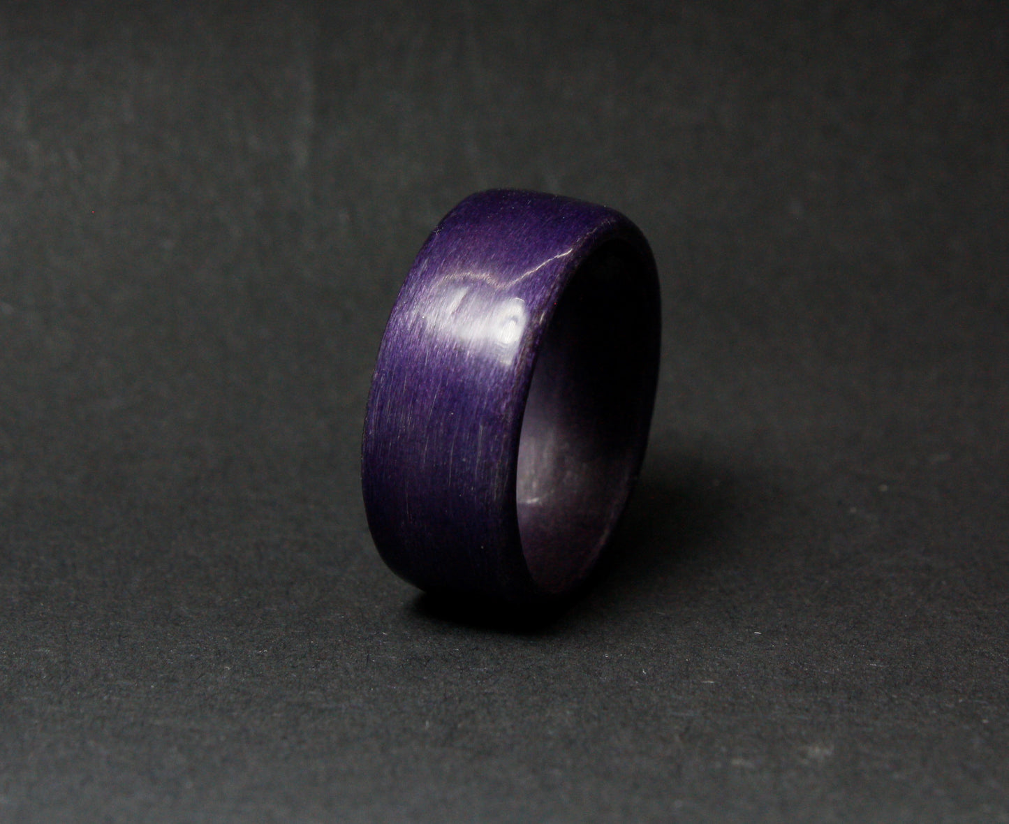 Purple Poplar Bentwood Ring