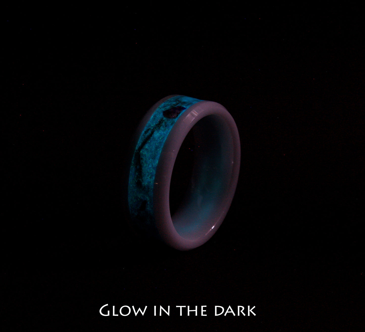 The Uranus Ring - White Ceramic Glow Ring