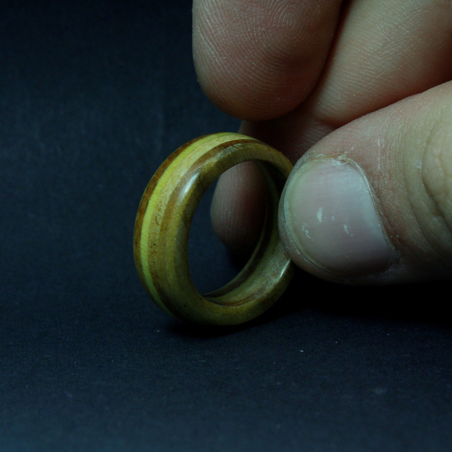 Skateboard Wood Ring