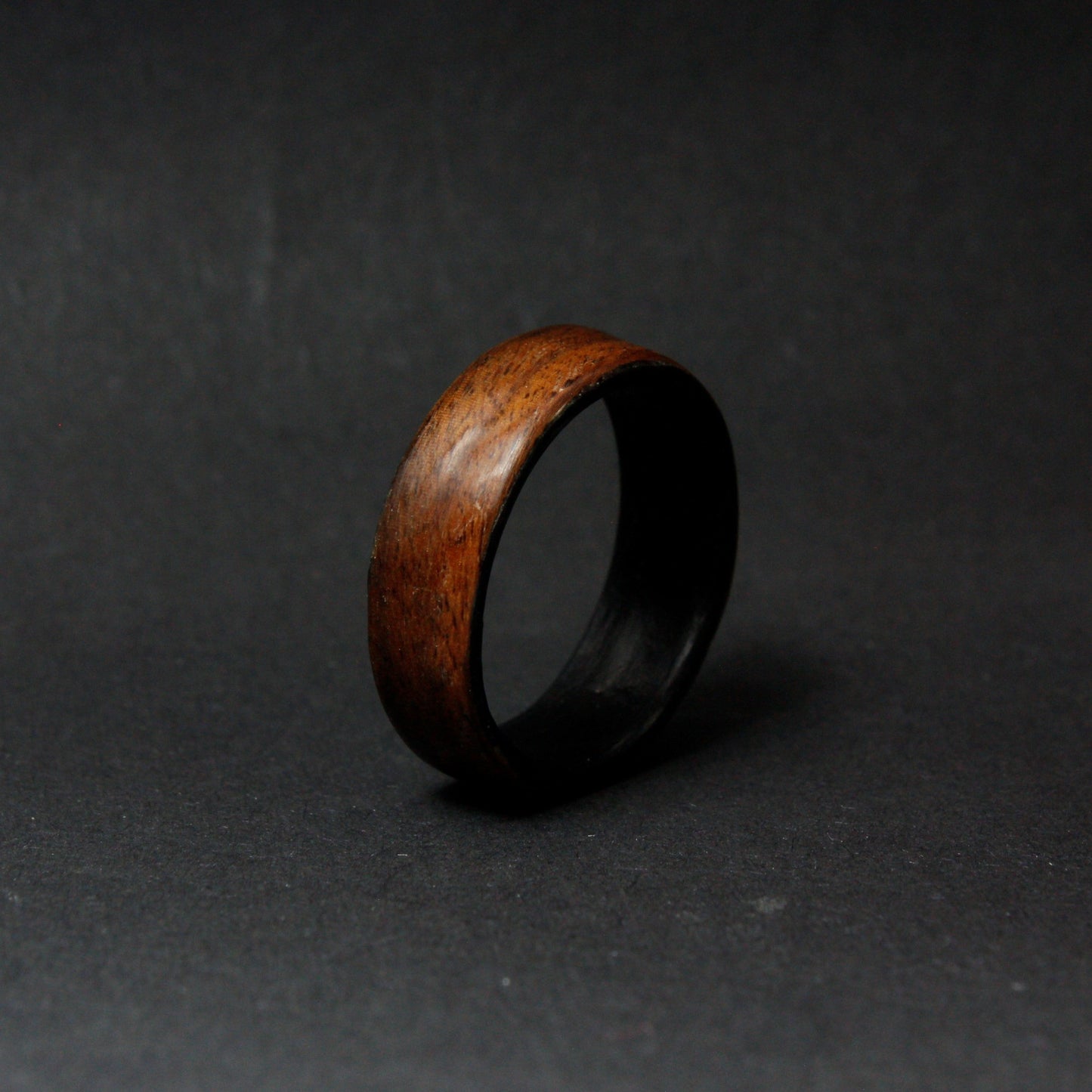 Santos Rosewood and Black Poplar Betnwood Ring