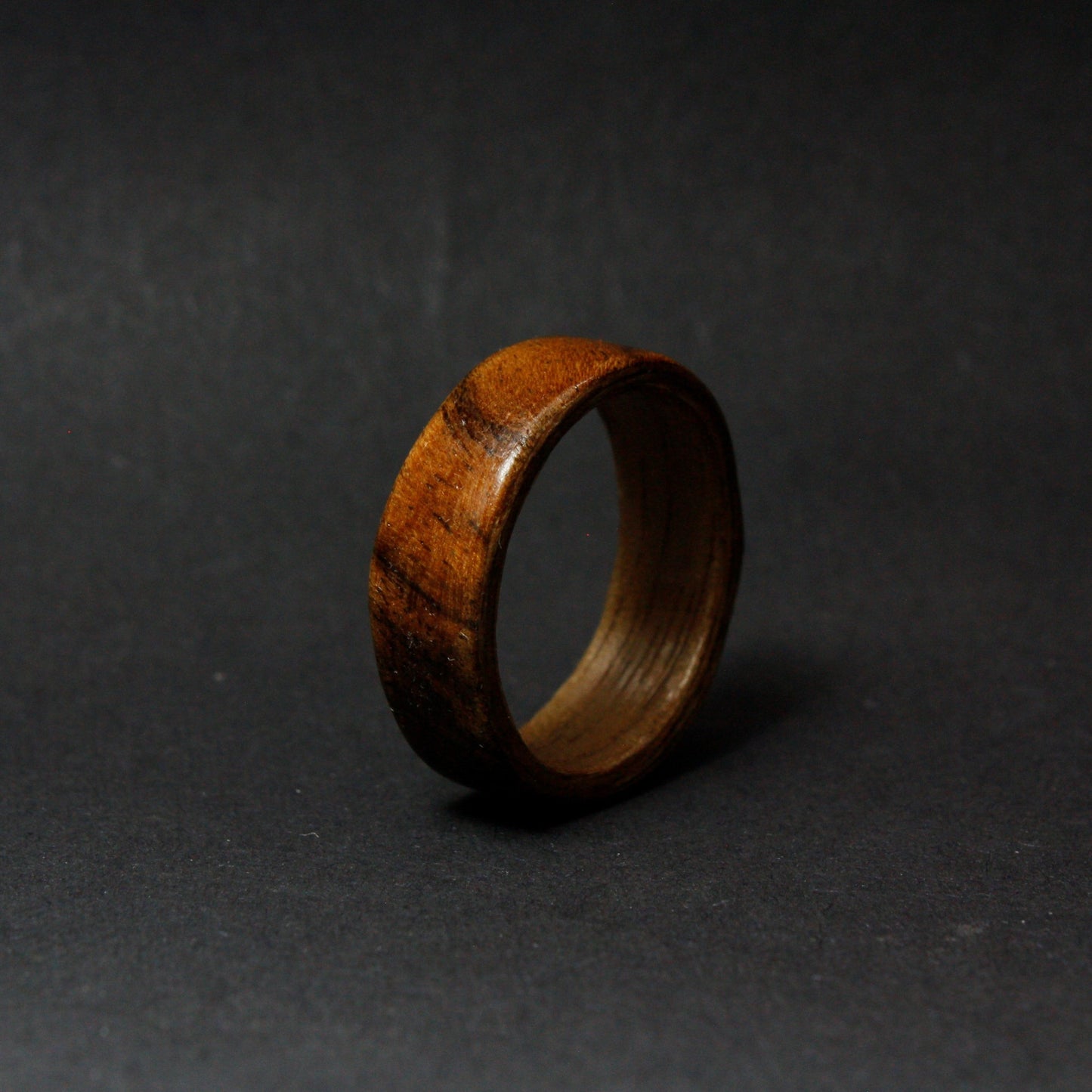 Walnut and Walnut Burl Bentwood Ring