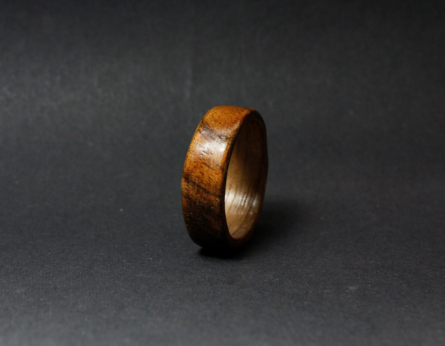 Walnut and Walnut Burl Bentwood Ring