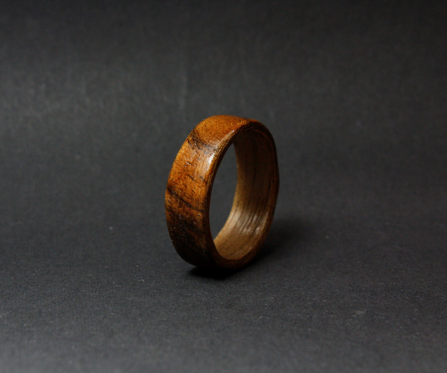 Walnut and Walnut Burl Bentwood Ring