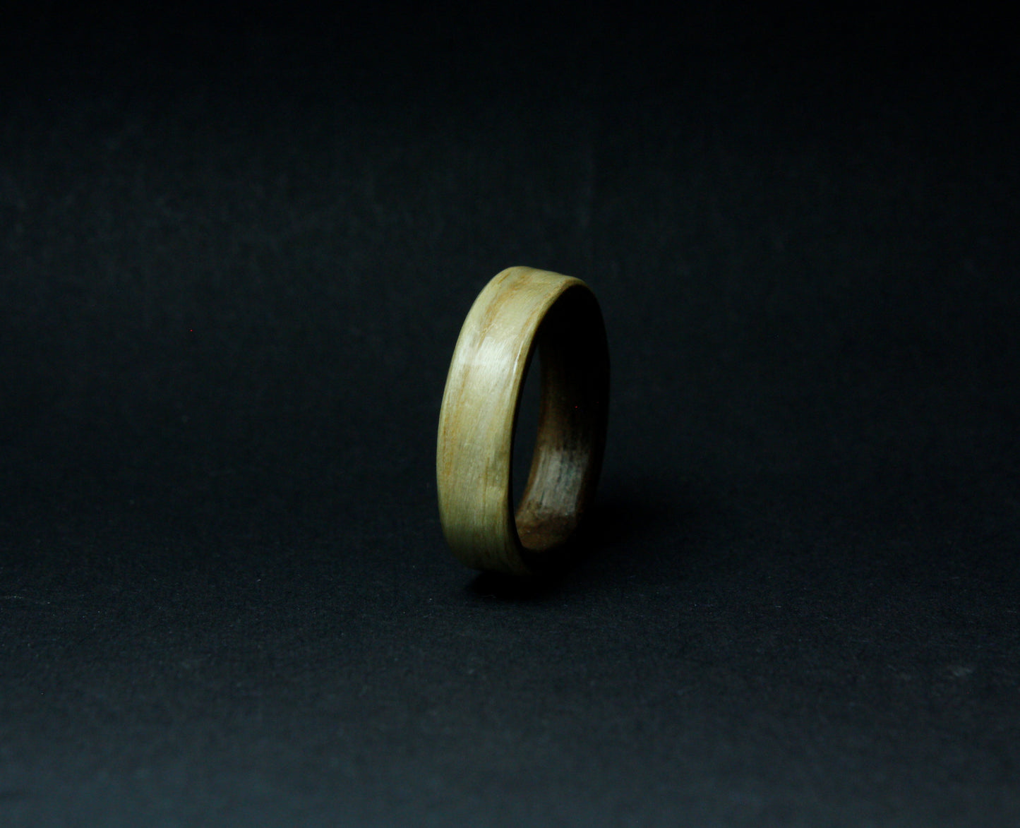 Ash and Walnut Bentwood Ring