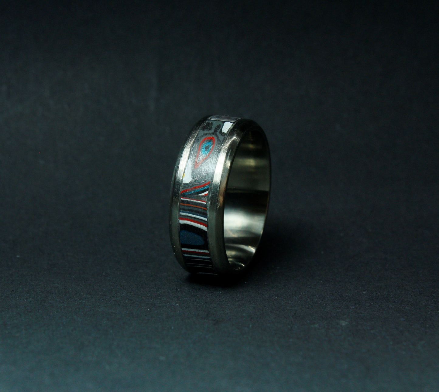 Jeep Fordite Wedding Ring