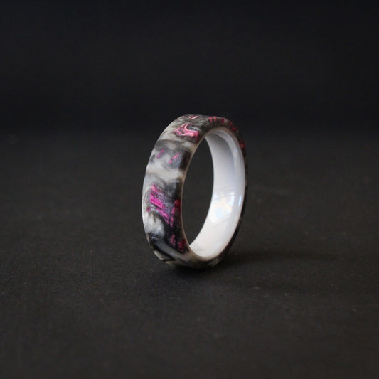 Purple Lightning Storm Ring