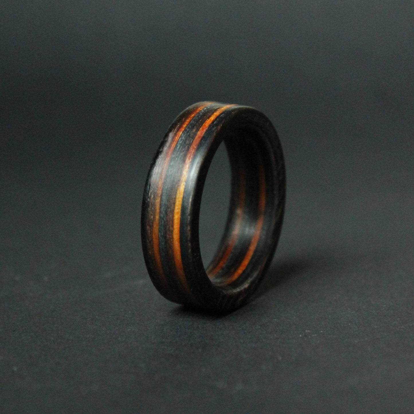 Wood Wedding Ring - Stablilized Wood Band