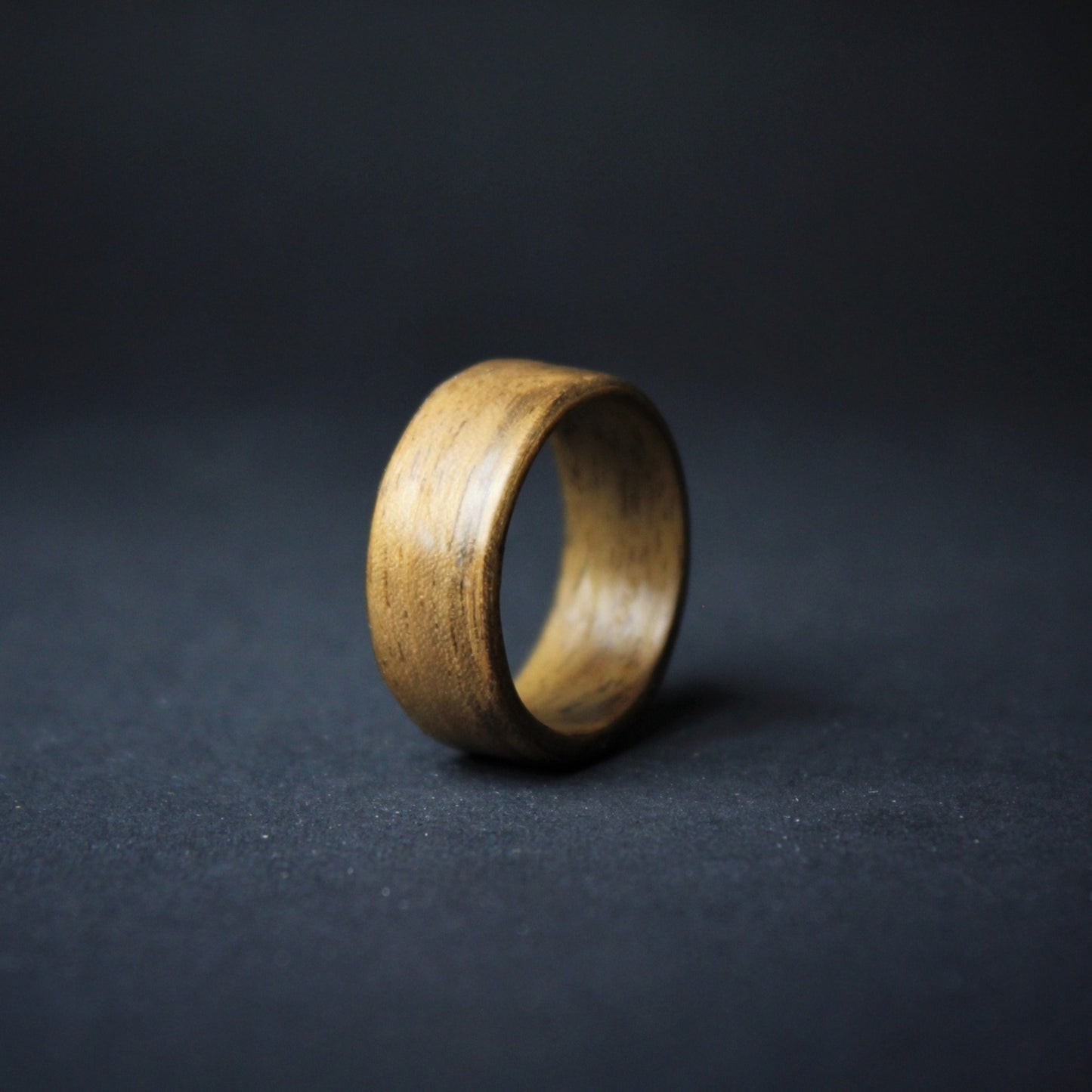 Rustic French Walnut Bentwood Ring