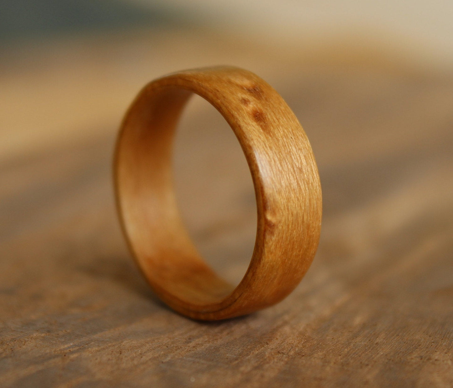 Bird'seye Maple Bentwood Ring