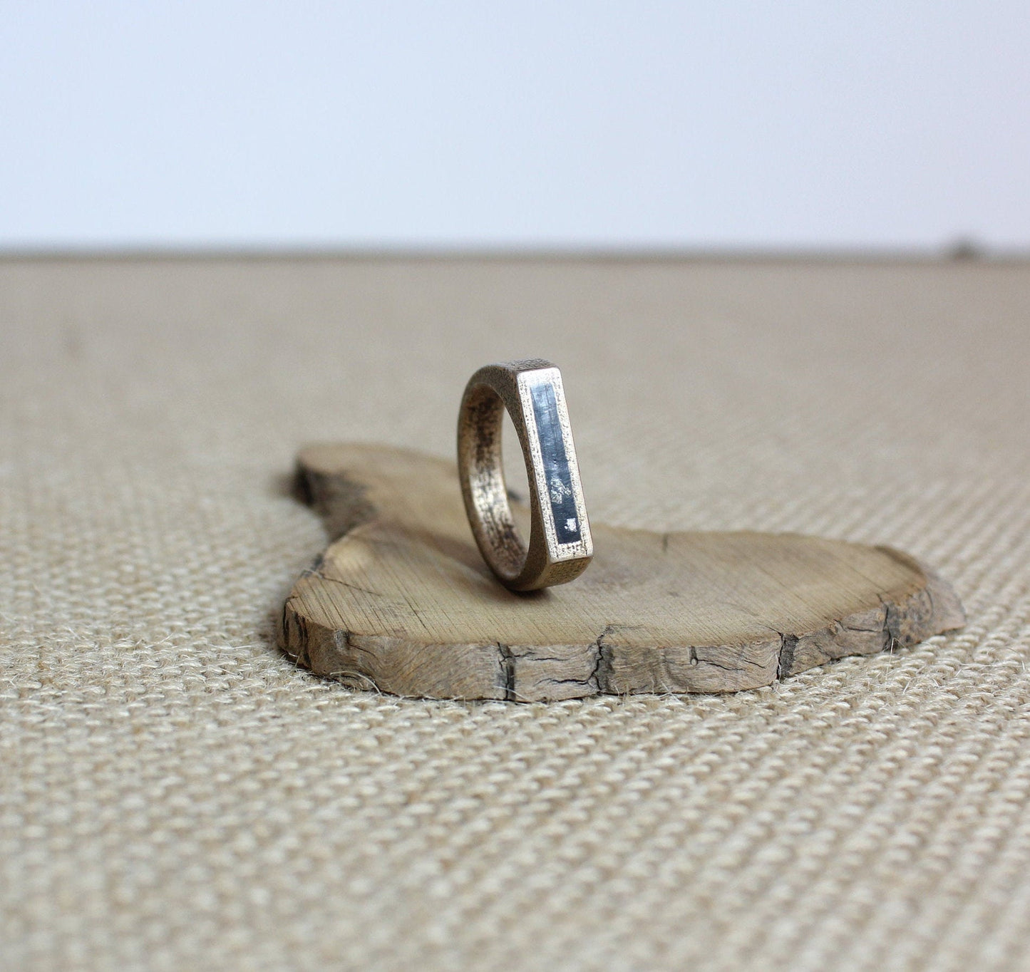 3D Printed Steel Signet Ring