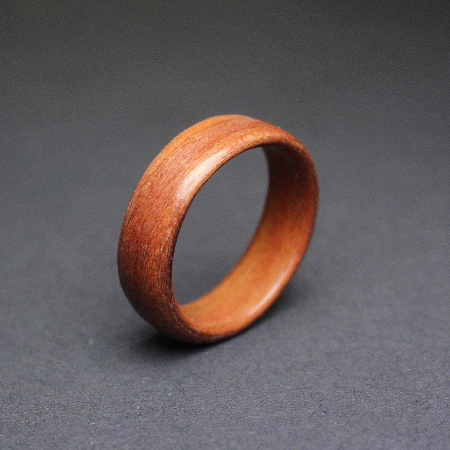 Plum Bentwood Ring