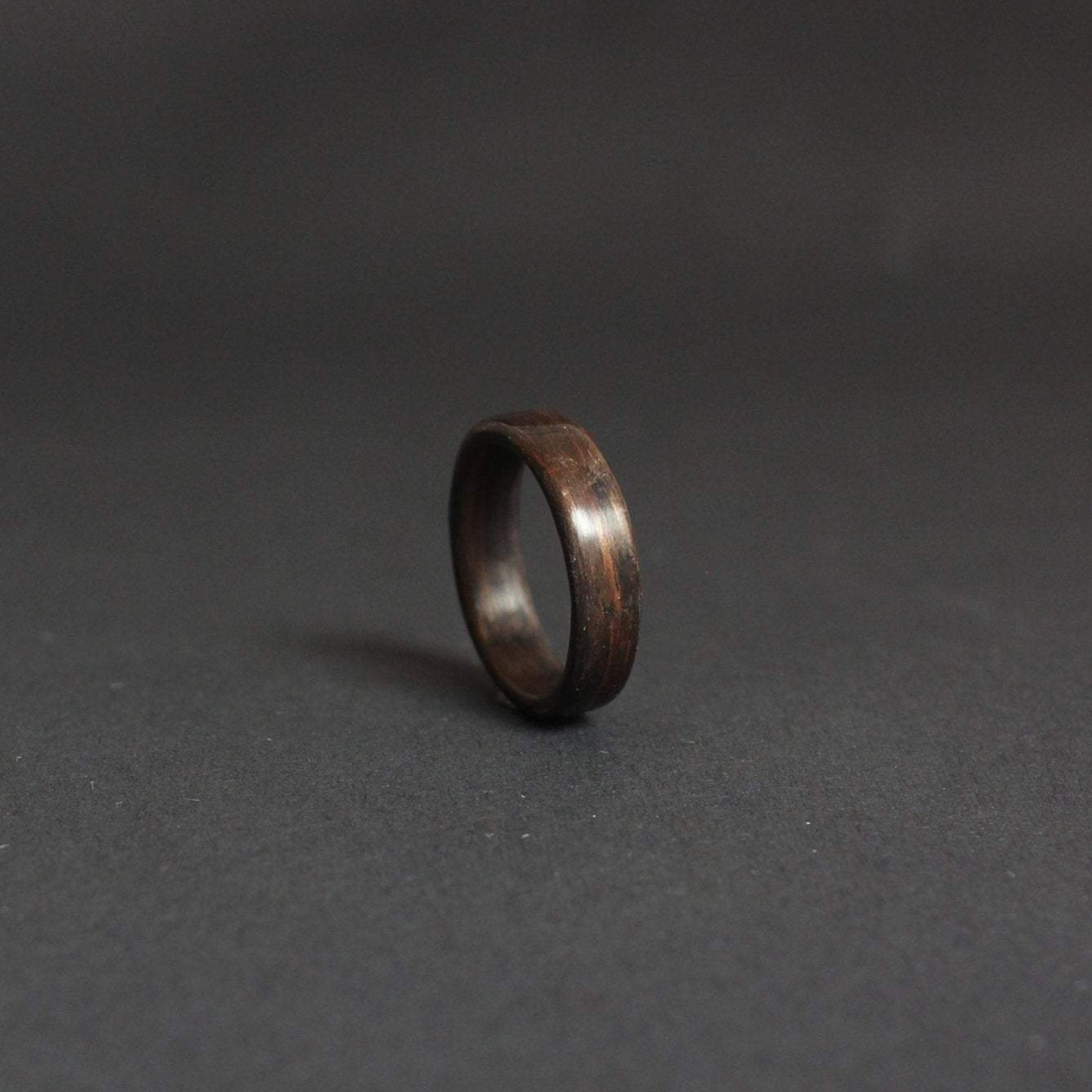 Amara Ebony Bentwood Ring