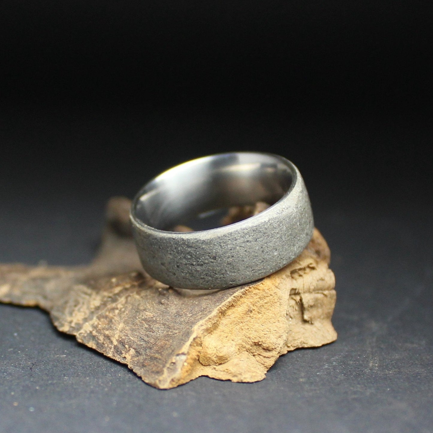 Concrete and Stainless Steel Ring