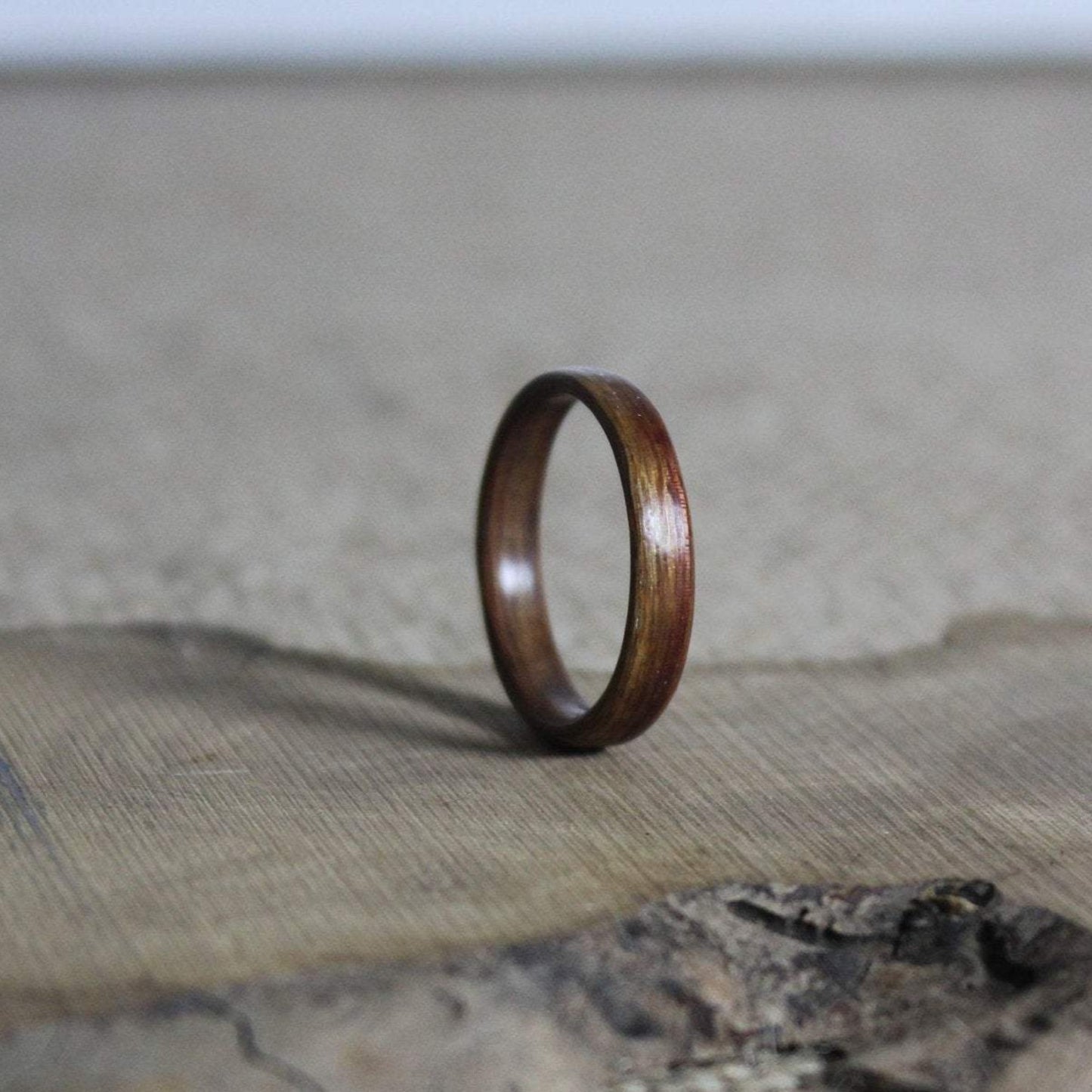 Canarywod Bentwood Ring