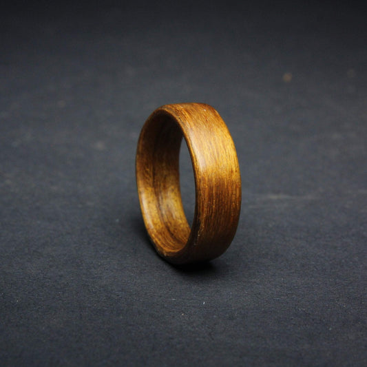 Indian Silverwood Bentwood Ring