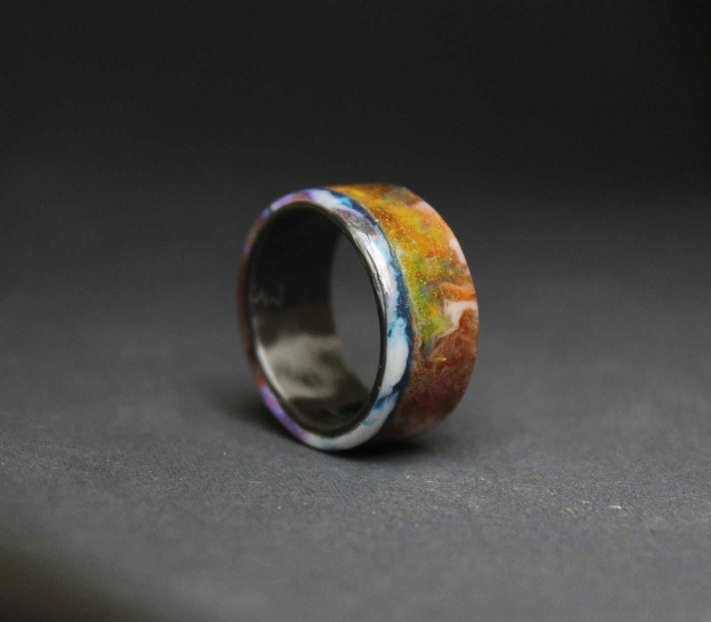 Epoxy and Carbon Fiber Ring